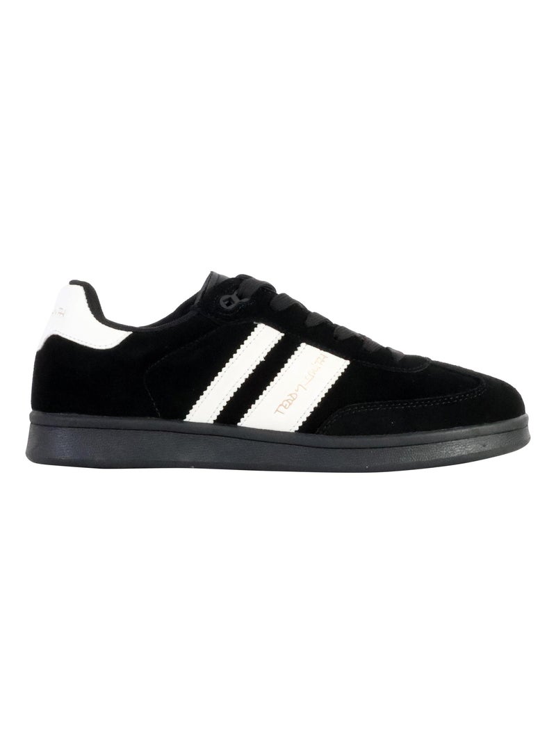 Sneakers da uomo Teddy Smith White Suede Nero - Kiabi