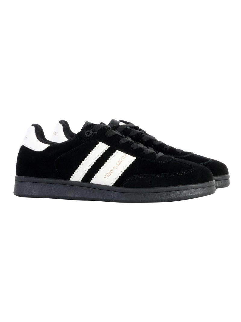 Sneakers da uomo Teddy Smith White Suede Nero - Kiabi