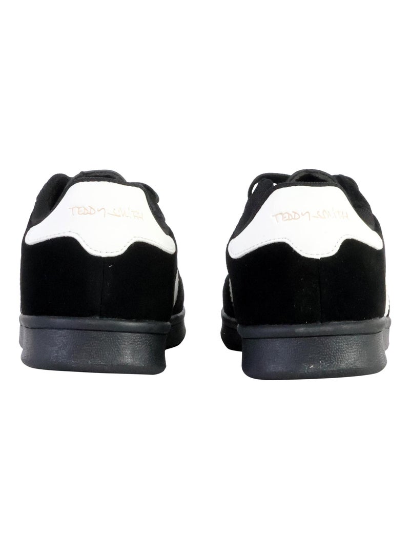 Sneakers da uomo Teddy Smith White Suede Nero - Kiabi