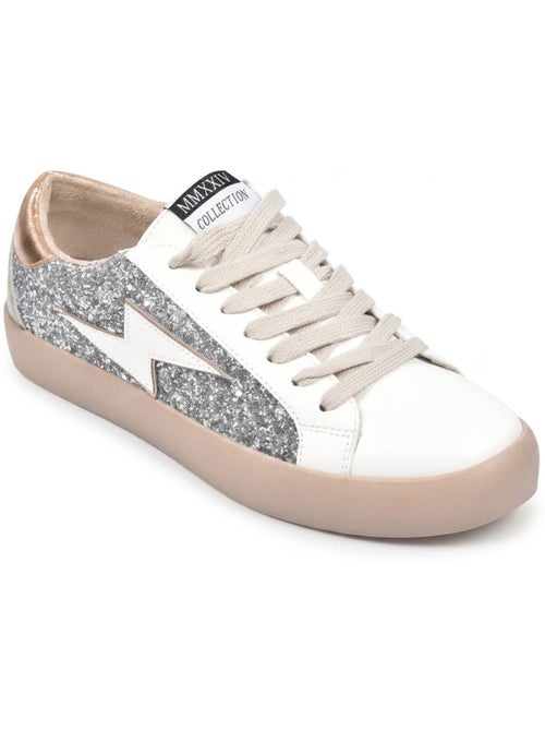 Sneakers Donna Glitter Piattaforma Fulmine OZABI MMXXIV - Kiabi Sneakers Donna Glitter Piattaforma Fulmine OZABI MMXXIV - Kiabi