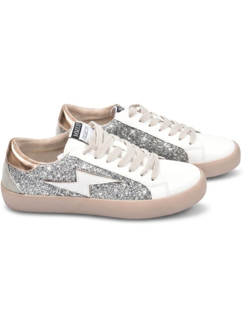 Sneakers Donna Glitter Piattaforma Fulmine OZABI MMXXIV - Kiabi Sneakers Donna Glitter Piattaforma Fulmine OZABI MMXXIV - Kiabi