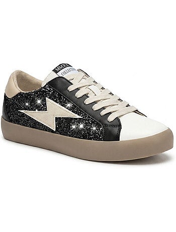 Sneakers Donna Glitter Piattaforma Fulmine OZABI MMXXIV