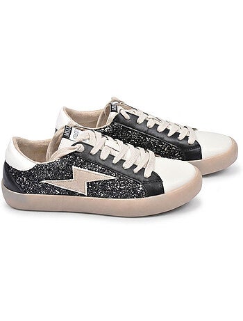 Sneakers Donna Glitter Piattaforma Fulmine OZABI MMXXIV