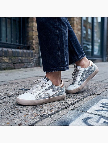 Sneakers Donna Glitter Plateau Fulmine MMXXIV OZABI