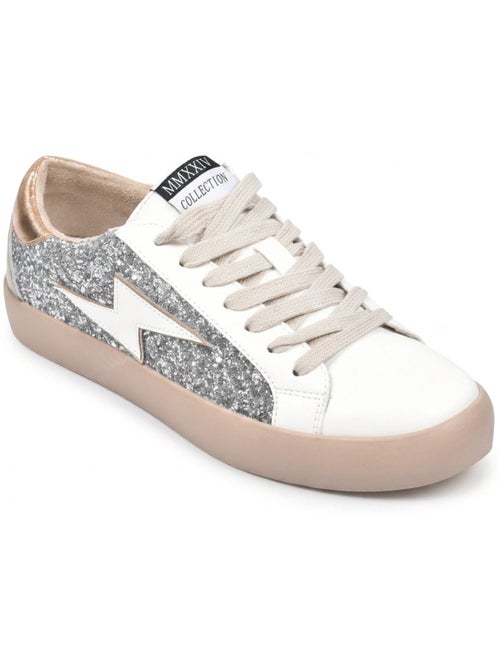 Sneakers Donna Glitter Plateau Fulmine MMXXIV OZABI - Kiabi