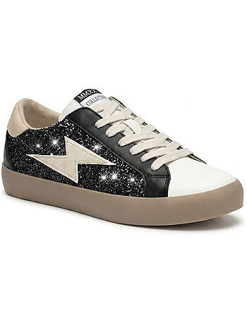Sneakers Donna Glitter Plateau Fulmine MMXXIV OZABI