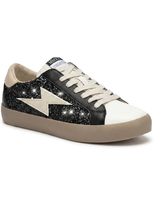 Sneakers Donna Glitter Plateau Fulmine MMXXIV OZABI - Kiabi Sneakers Donna Glitter Plateau Fulmine MMXXIV OZABI - Kiabi