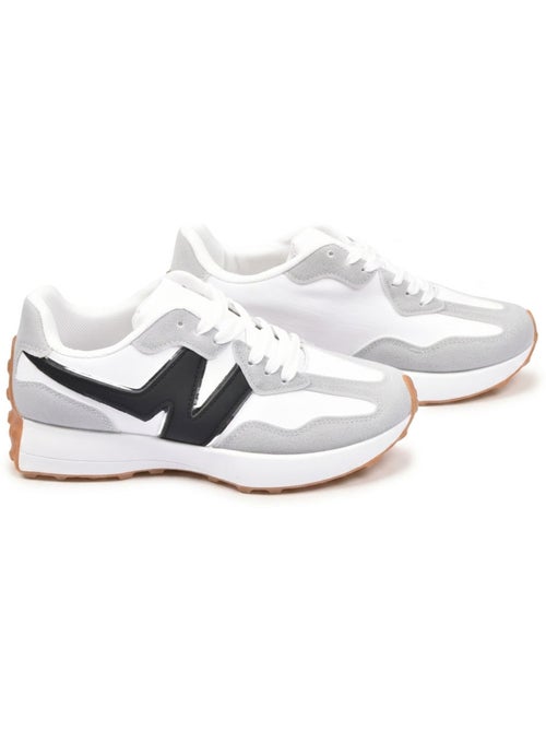 Sneakers Donna Runner Mesh Logo OZABI - Kiabi Sneakers Donna Runner Mesh Logo OZABI - Kiabi