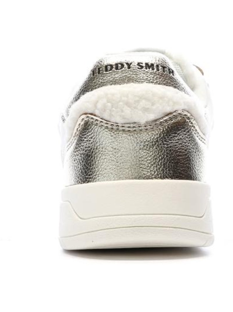 Sneakers Donna Teddy Smith Bianco dorato - Kiabi