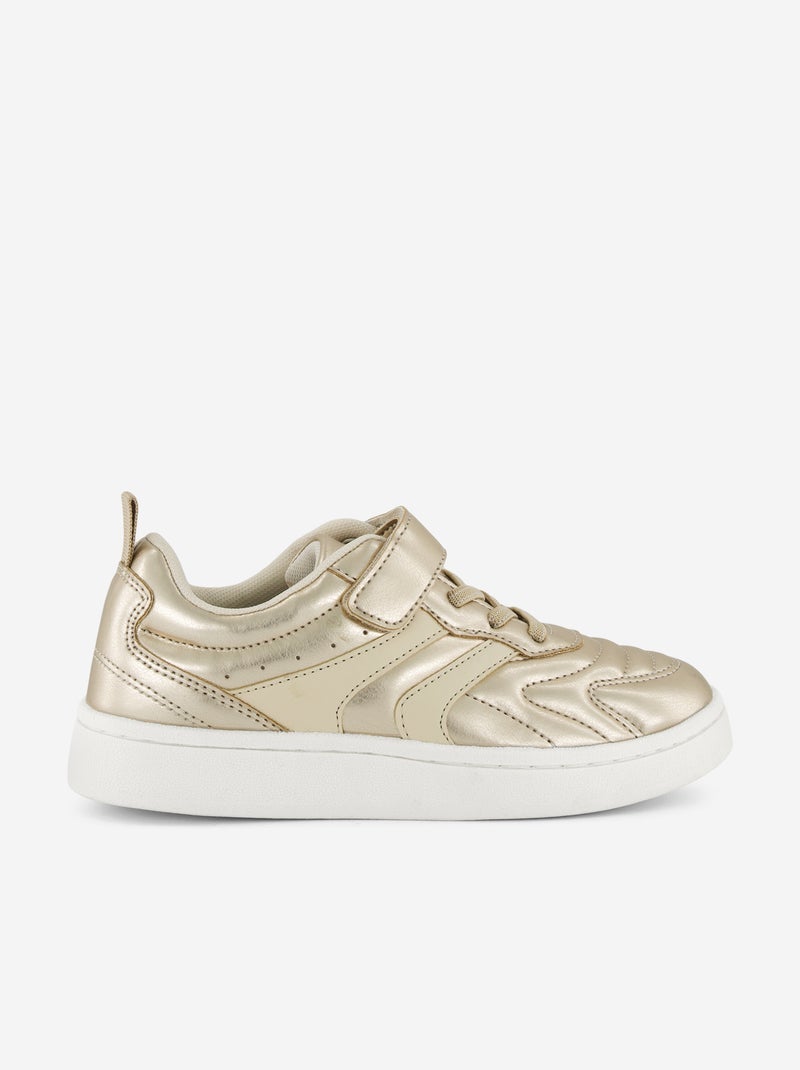 Sneakers dorate con strappi Giallo - Kiabi