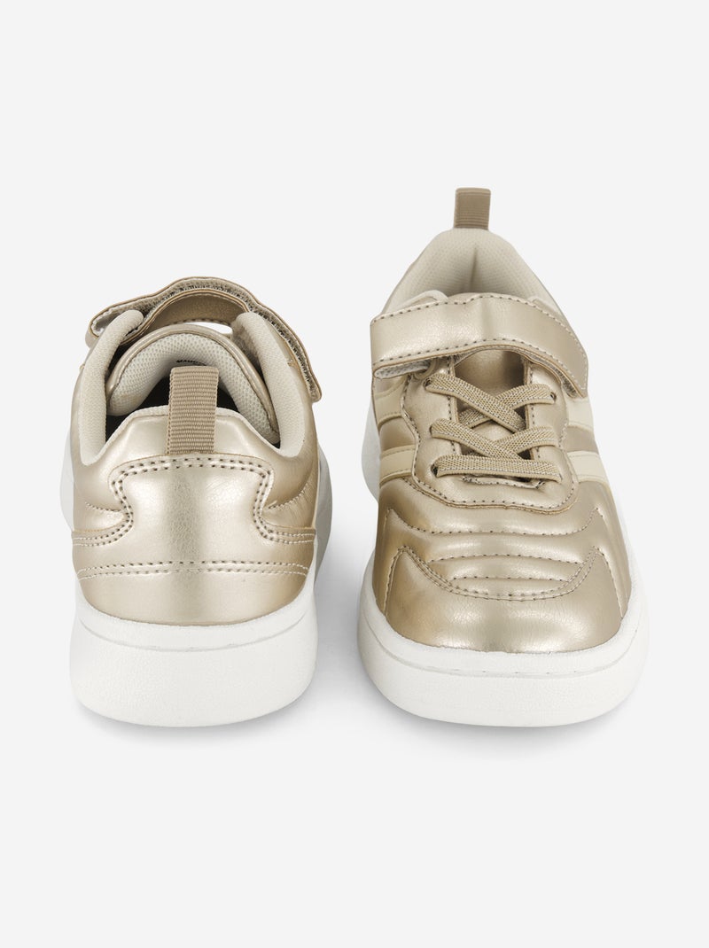 Sneakers dorate con strappi Giallo - Kiabi