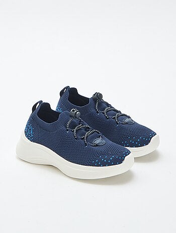 Sneakers flyknit regolabili con stopper