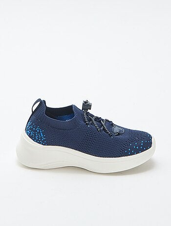 Sneakers flyknit regolabili con stopper
