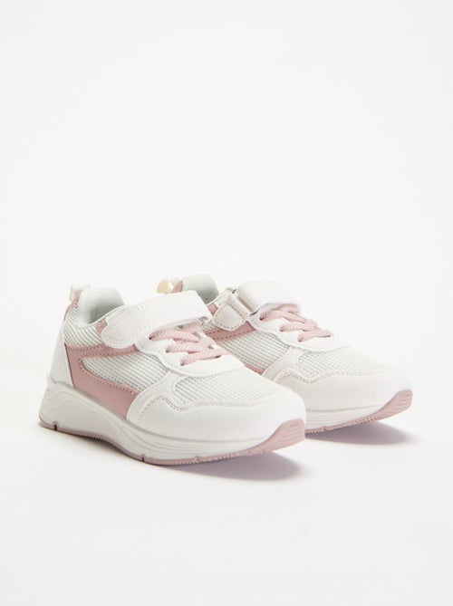 Sneakers in due materiali con strappo - Kiabi Sneakers in due materiali con strappo - Kiabi