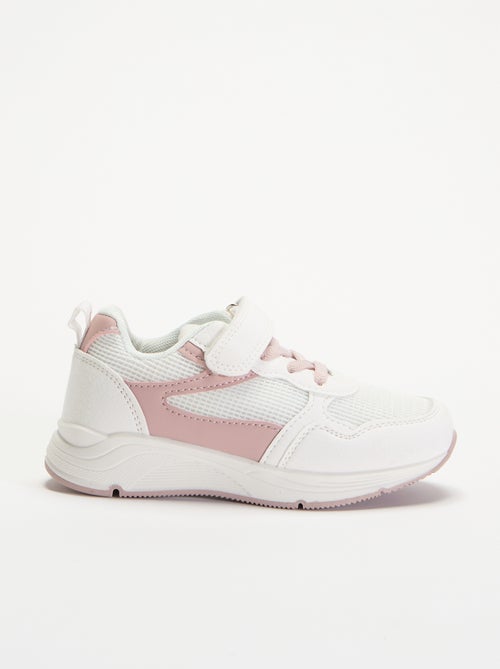 Sneakers in due materiali con strappo - Kiabi Sneakers in due materiali con strappo - Kiabi
