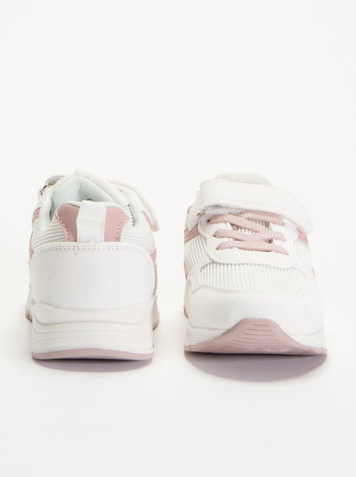 Sneakers in due materiali con strappo - Kiabi Sneakers in due materiali con strappo - Kiabi