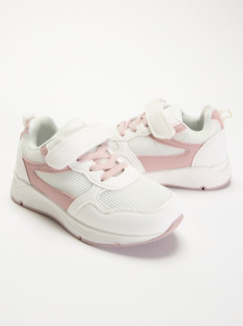 Sneakers in due materiali con strappo - Kiabi Sneakers in due materiali con strappo - Kiabi