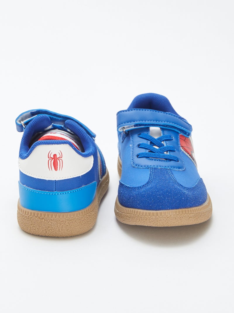 Sneakers in finto camoscio e tela 'Spider-Man' 'Marvel' blu - Kiabi