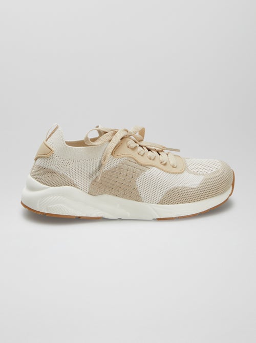 Sneakers in mesh bicolore - Kiabi