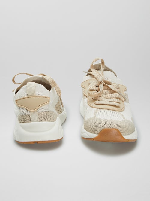 Sneakers in mesh bicolore - Kiabi