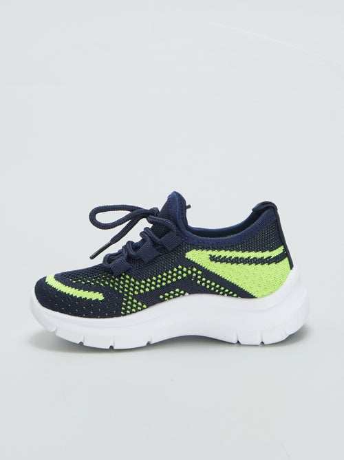 Sneakers in mesh bicolore - Kiabi