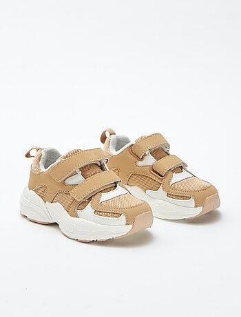 Sneakers in mesh e similpelle