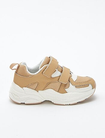 Sneakers in mesh e similpelle
