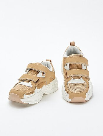 Sneakers in mesh e similpelle