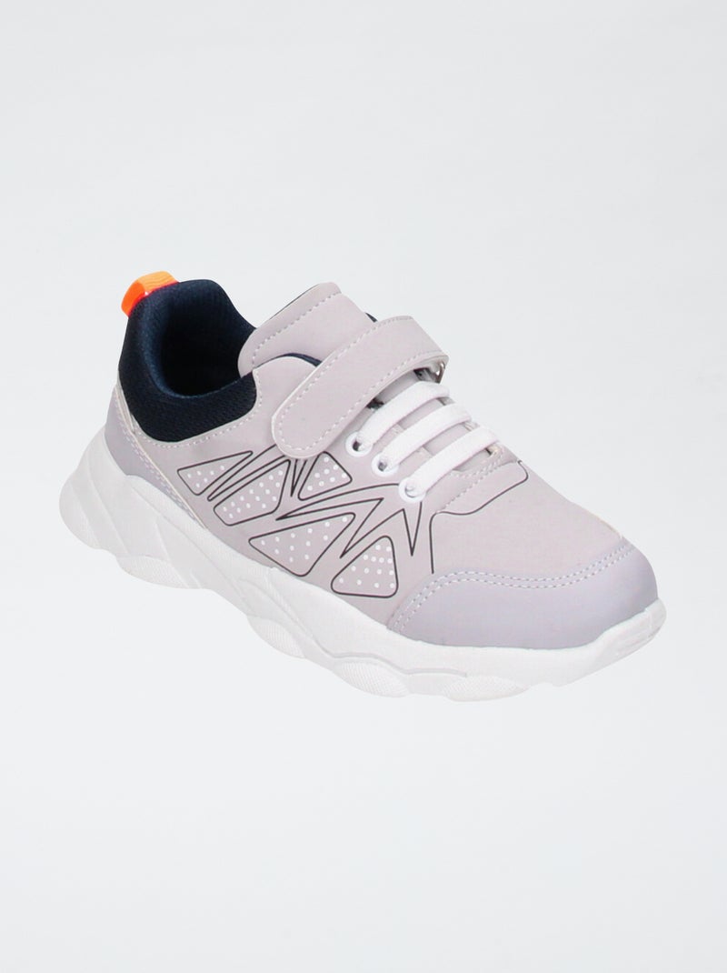 Sneakers in mesh Grigio - Kiabi