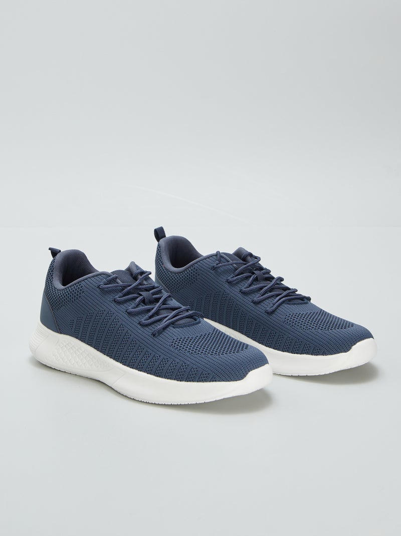 Sneakers in mesh stile running BLU - Kiabi
