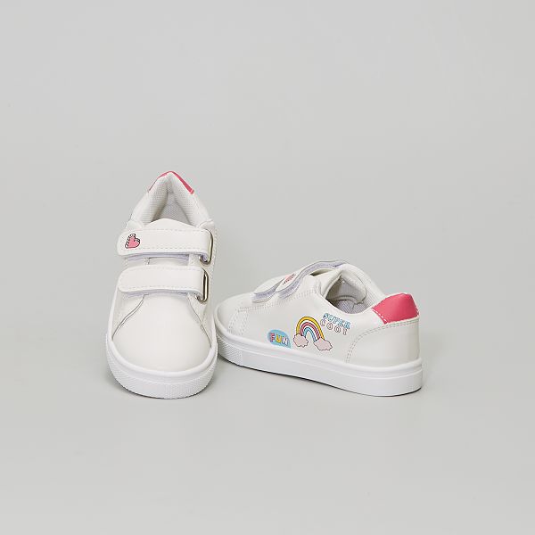 scarpe con zeppa arcobaleno