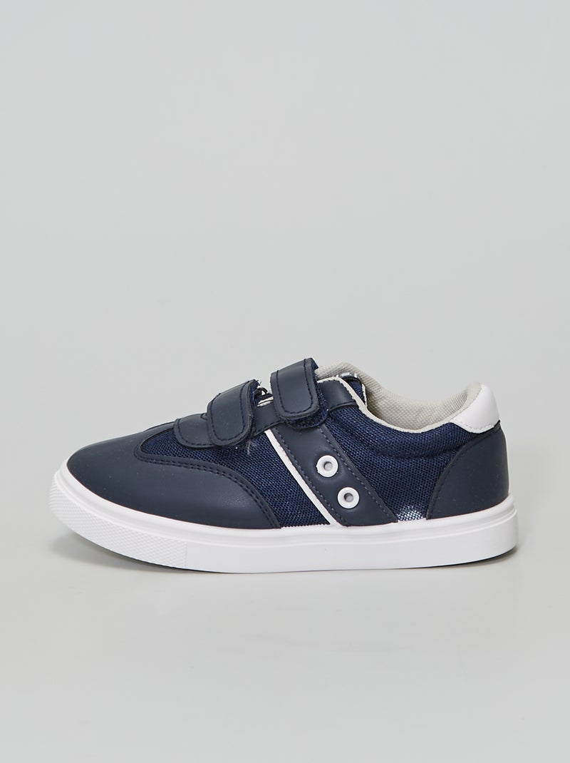 Sneakers in similpelle BLU - Kiabi