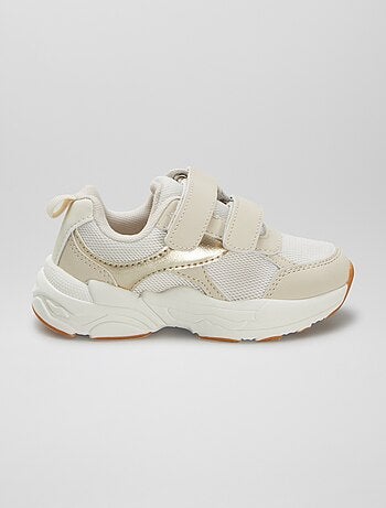 Sneakers in similpelle e mesh
