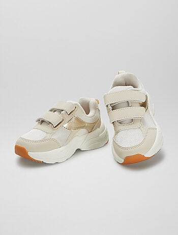 Sneakers in similpelle e mesh