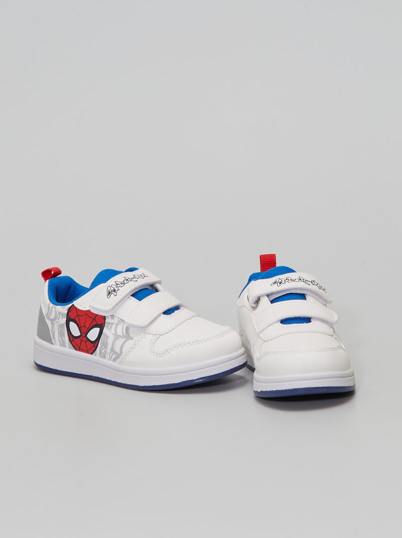 Sneakers in similpelle 'Spider-Man' BIANCO - Kiabi