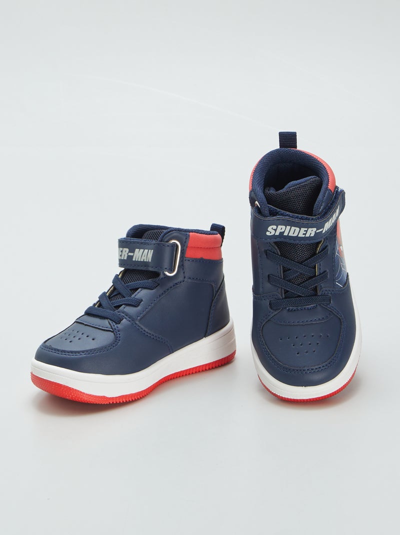 Sneakers in similpelle 'Spider-Man' BLU - Kiabi