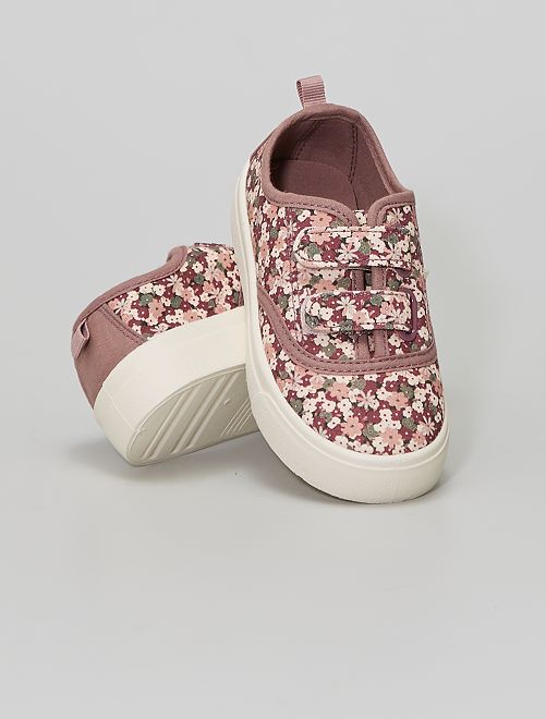 Sneakers in tela a fiori - NERO - Kiabi - 10.00€