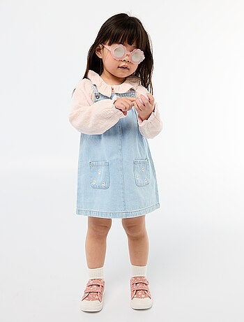 Sneakers in tela con stampa a scacchi