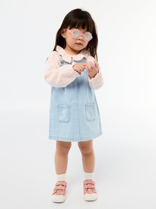 Sneakers in tela con stampa a scacchi - Kiabi