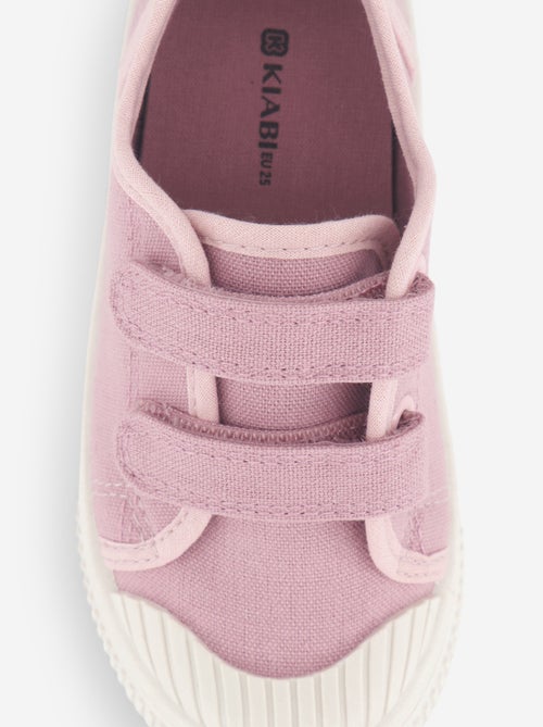 Sneakers in tela con stampa a scacchi - Kiabi