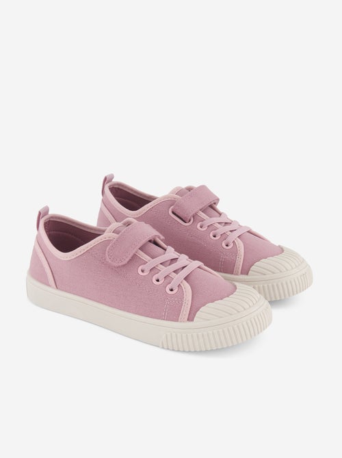 Sneakers in tela con stampa a scacchi - Kiabi
