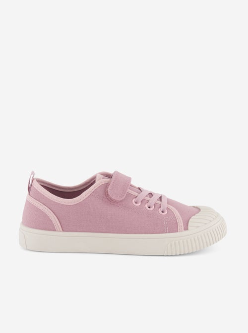 Sneakers in tela con stampa a scacchi - Kiabi