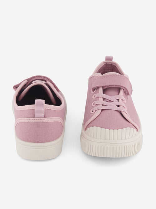 Sneakers in tela con stampa a scacchi - Kiabi