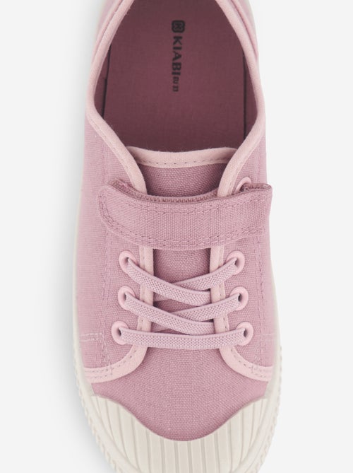 Sneakers in tela con stampa a scacchi - Kiabi