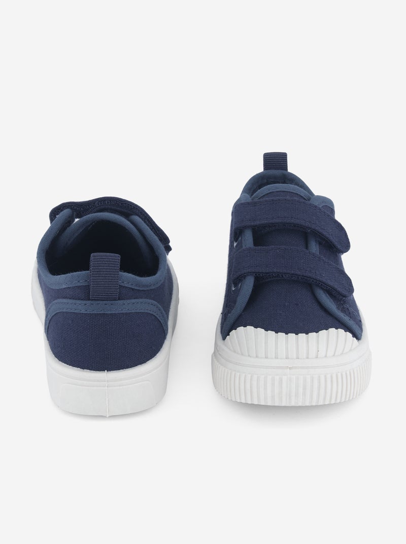 Sneakers in tela con strappo Blu - Kiabi