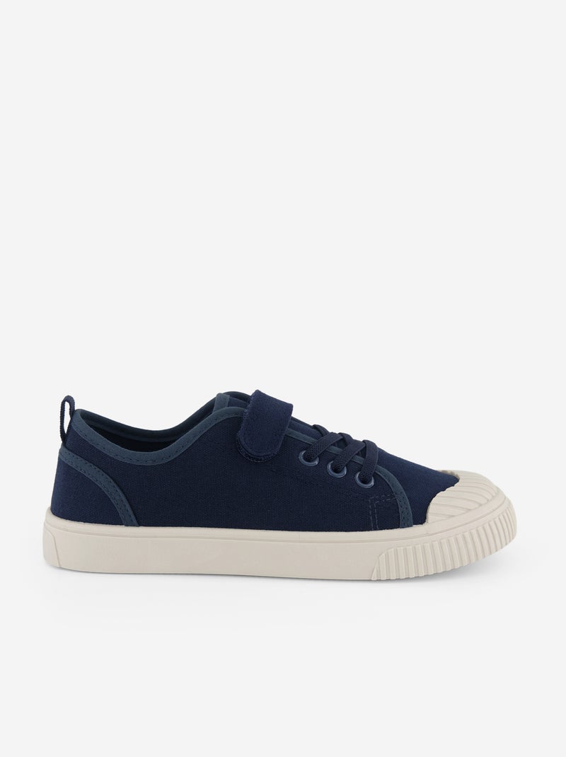 Sneakers in tela con strappo Blu - Kiabi