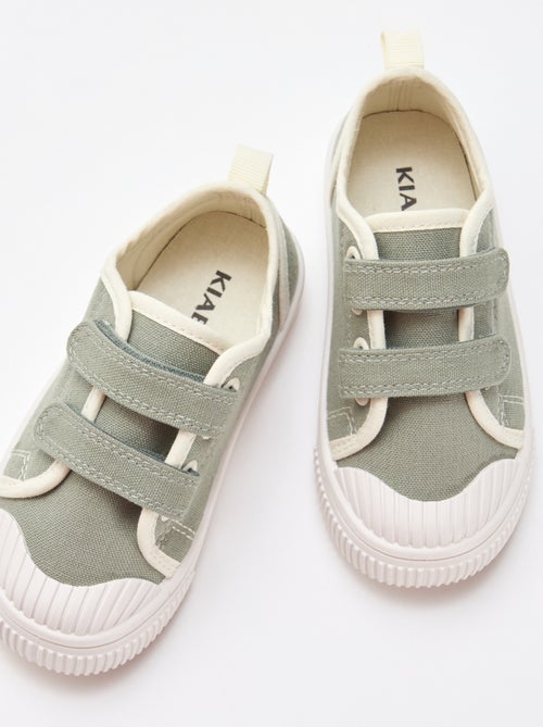 Sneakers in tela con velcro - Kiabi
