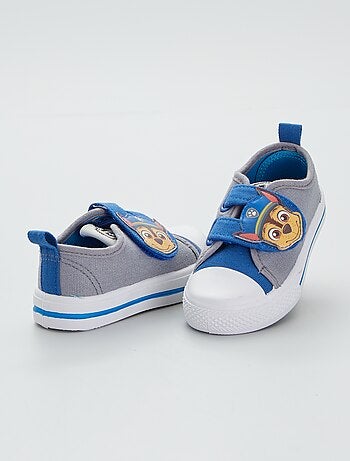 Scarpe da tennis in tela senza lacci Blu bimbo Okaïdi \u0026 Obaïbi