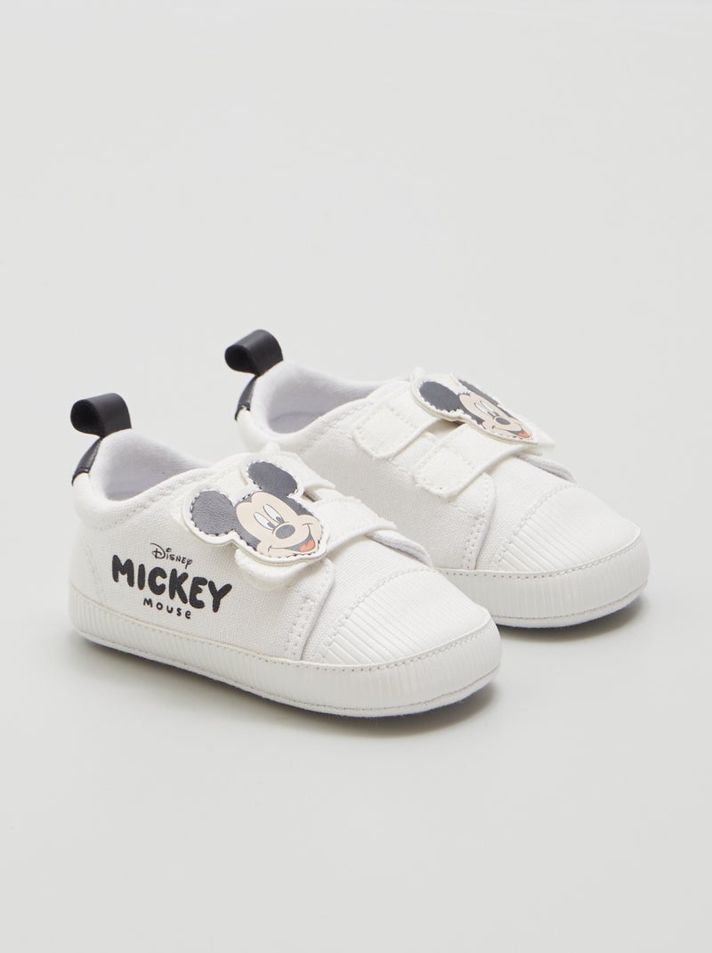 Sneakers in tela 'Topolino' BIANCO - Kiabi