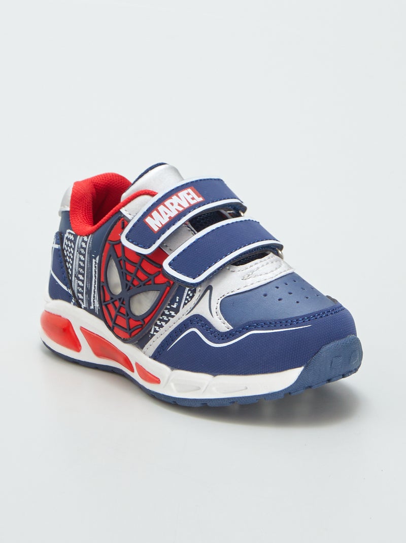 Sneakers LED 'Spider-Man' 'Marvel' con strappi BLU - Kiabi